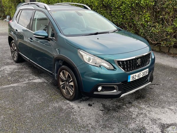 Peugeot 2008 SUV, Petrol, 2016, Green