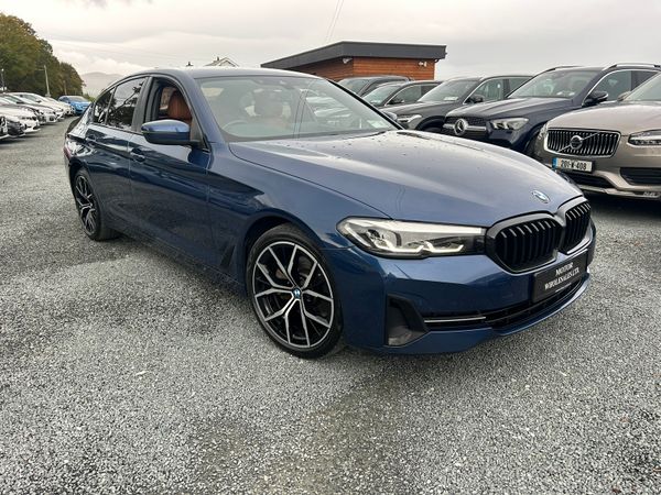 BMW 5-Series Saloon, Diesel, 2021, Blue