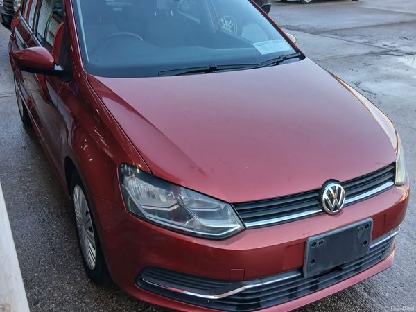 Volkswagen Polo Hatchback, Petrol, 2015, Red