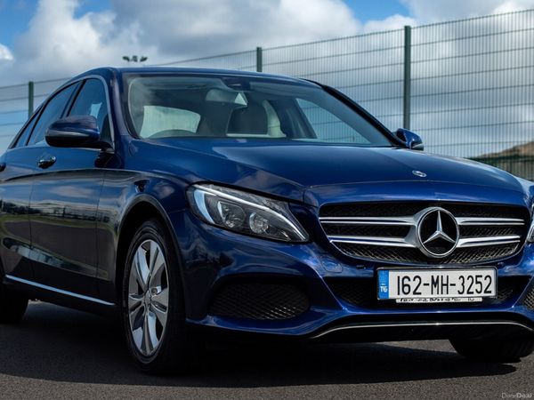 Mercedes-Benz C-Class Estate, Petrol Plug-in Hybrid, 2016, Blue