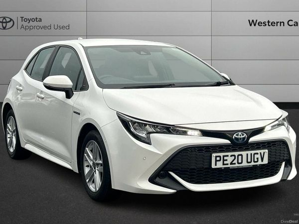 Toyota Corolla Hatchback, Petrol Hybrid, 2020, White