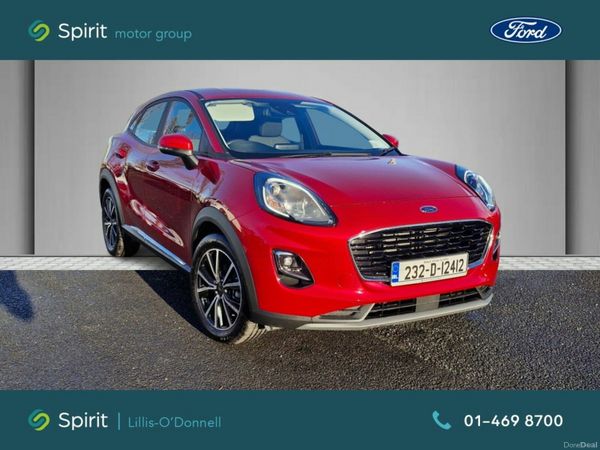 Ford Puma MPV, Petrol Hybrid, 2023, Red