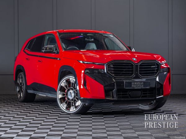 BMW XM SUV, Petrol Plug-in Hybrid, 2024, Red