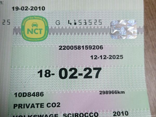 Volkswagen Scirocco Hatchback, Diesel, 2010, Black