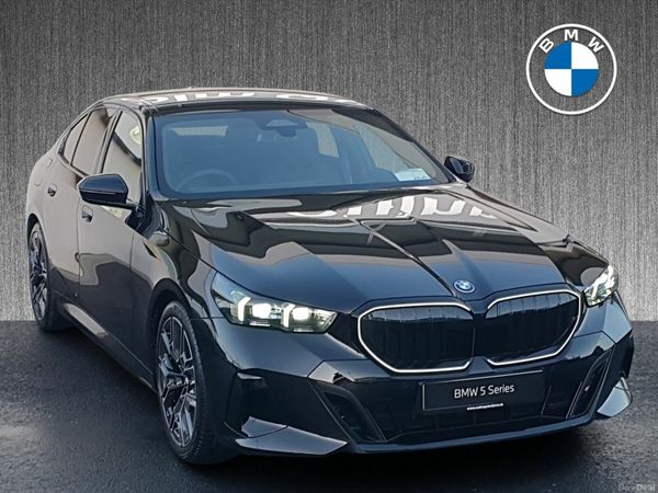 BMW 5-Series Saloon, Petrol Plug-in Hybrid, 2026, Black