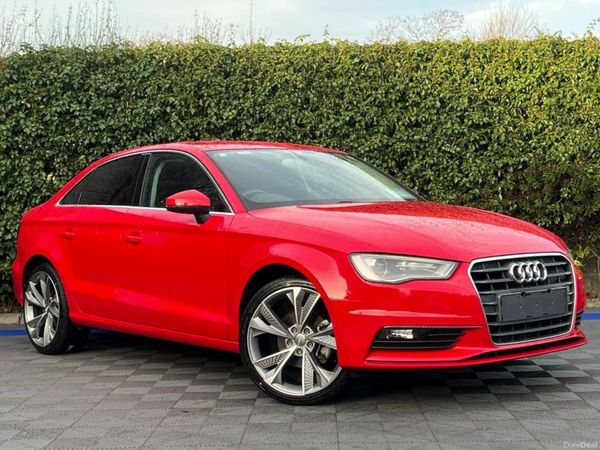 Audi A3 Saloon, Petrol, 2015, Red
