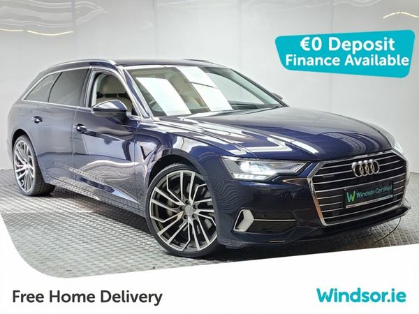 Audi A6 Estate, Petrol Plug-in Hybrid, 2023, Blue