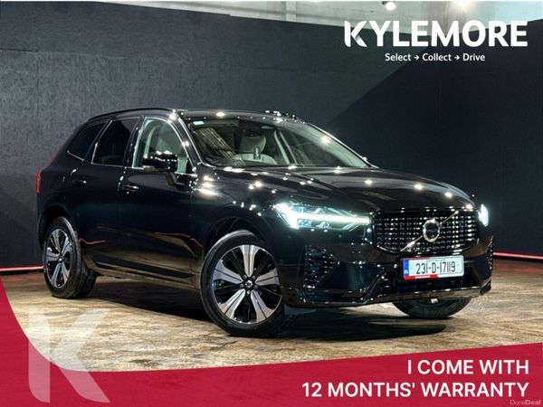 Volvo XC60 SUV, Petrol Plug-in Hybrid, 2023, Black