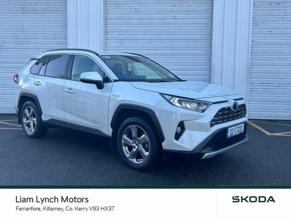 Toyota RAV4 SUV, Petrol Hybrid, 2021, White