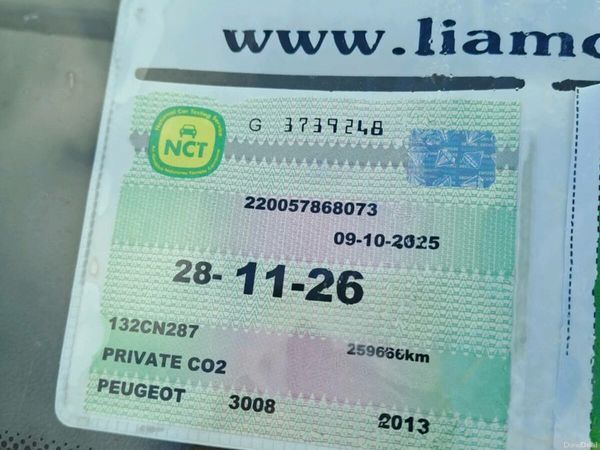 Peugeot 3008 MPV, Diesel, 2013, Black