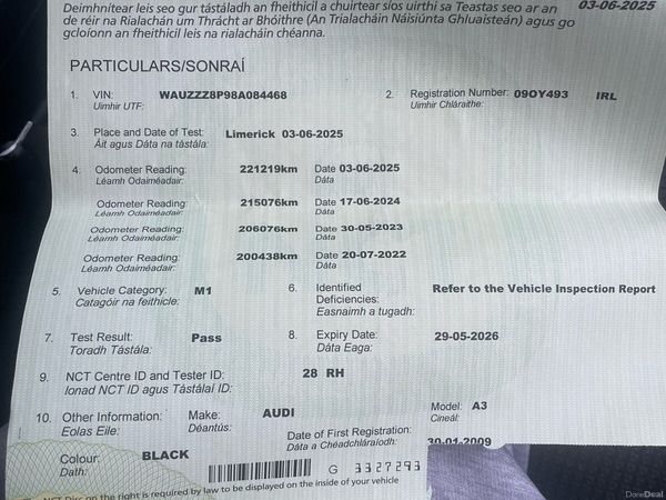 Audi A3 Hatchback, Petrol, 2009, Black