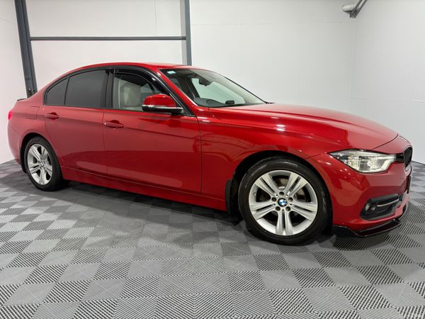 BMW 3-Series Saloon, Diesel, 2018, Red