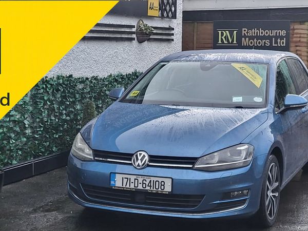 Volkswagen Golf Hatchback, Petrol, 2017, Blue