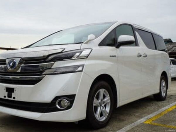 Toyota Vellfire Estate, Petrol Hybrid, 2016, White