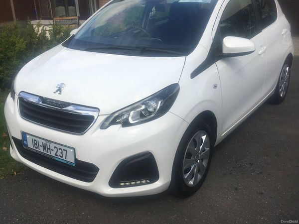 Peugeot 108 Hatchback, Petrol, 2018, White