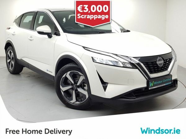 Nissan Qashqai MPV, Petrol Hybrid, 2025, White