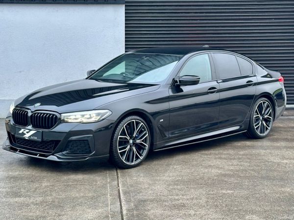 BMW 5-Series Saloon, Diesel Hybrid, 2021, Black