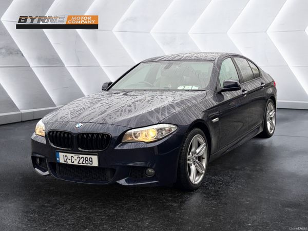 BMW 5-Series Saloon, Diesel, 2012, Blue