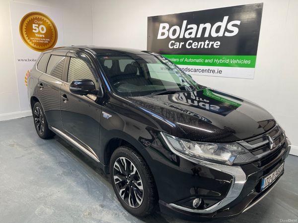 Mitsubishi Outlander SUV, Petrol Plug-in Hybrid, 2017, Black