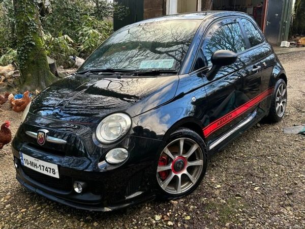 Fiat 500 Hatchback, Petrol, 2010, Black
