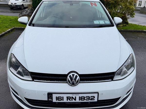 Volkswagen Golf Hatchback, Diesel, 2016, White