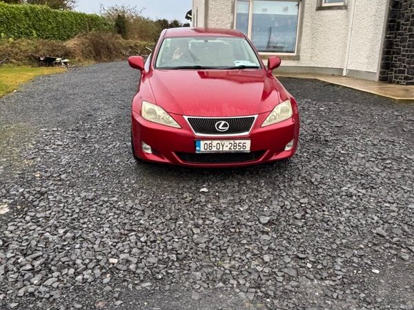 Lexus IS Saloon, Diesel, 2008, Red