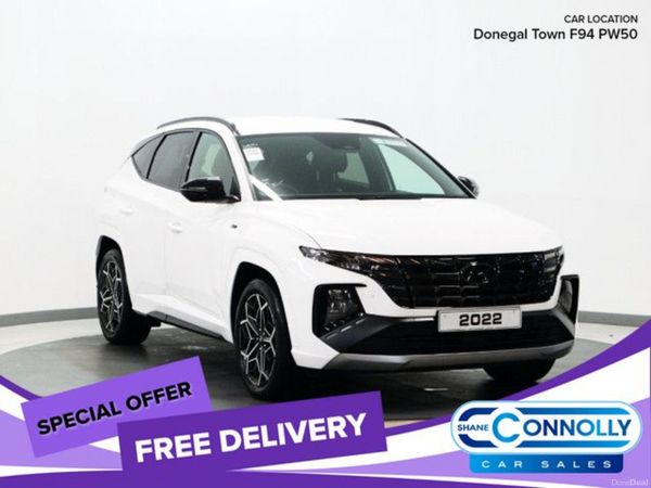 Hyundai Tucson SUV, Petrol Hybrid, 2022, White