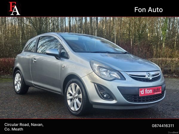 Opel Corsa Hatchback, Petrol, 2014, Silver