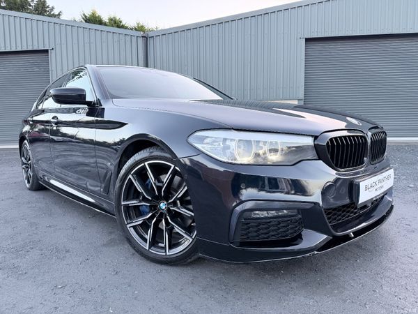 BMW 5-Series Saloon, Petrol Plug-in Hybrid, 2018, Black