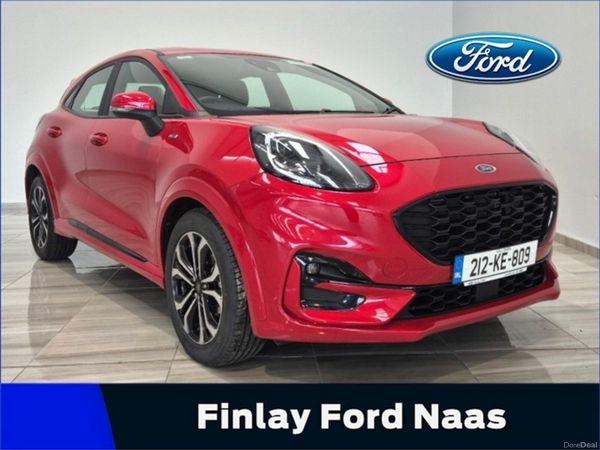Ford Puma MPV, Petrol Hybrid, 2021, Red