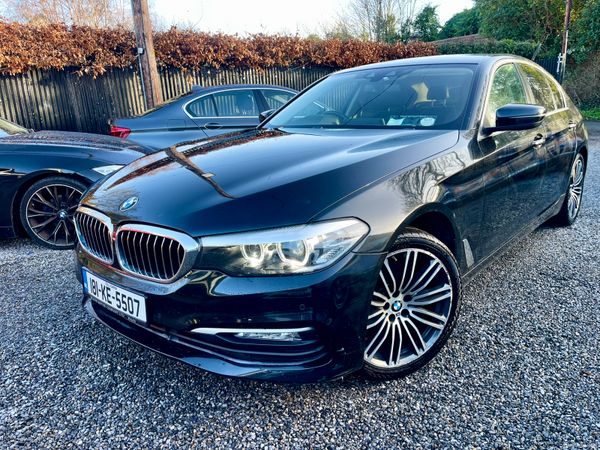 BMW 5-Series Saloon, Diesel, 2018, Black