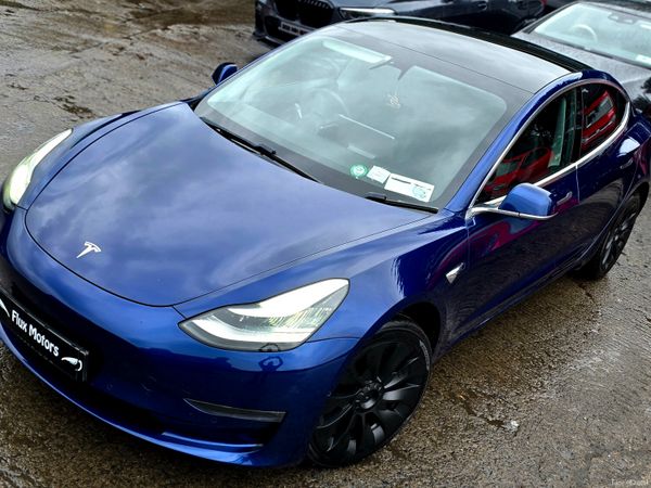 Tesla Model 3 Saloon, Electric, 2020, Blue