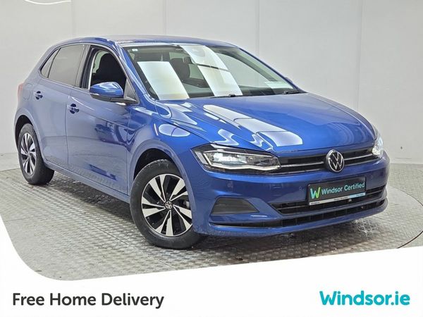Volkswagen Polo Hatchback, Petrol, 2021, Blue