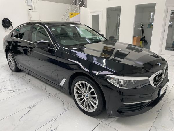 BMW 5-Series Saloon, Petrol Plug-in Hybrid, 2019, Black