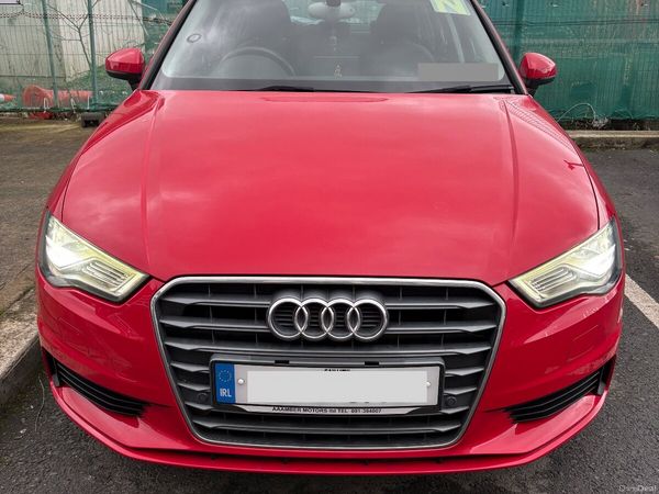 Audi A3 Saloon, Petrol, 2015, Red