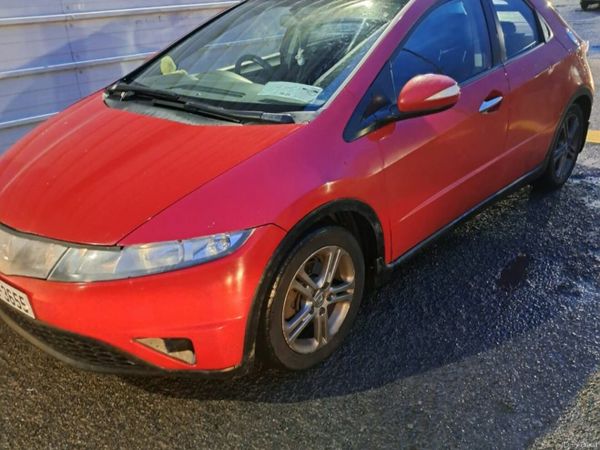 Honda Civic Hatchback, Petrol, 2008, Red