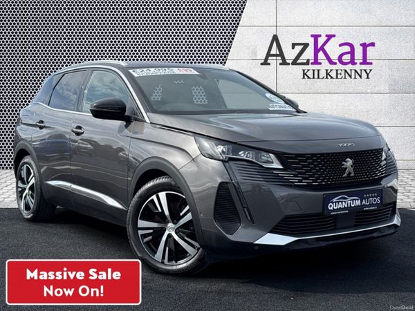 Peugeot 3008 SUV, Petrol Plug-in Hybrid, 2021, Grey