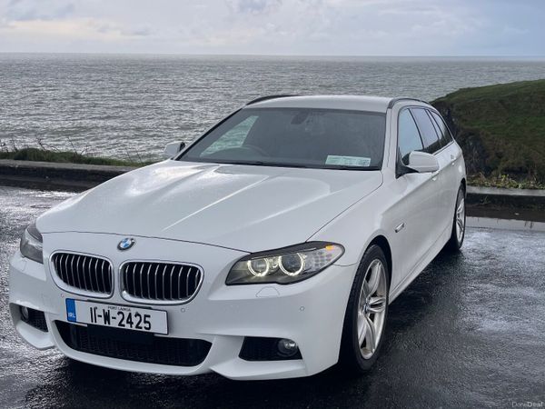 BMW 5-Series Estate, Petrol, 2011, White