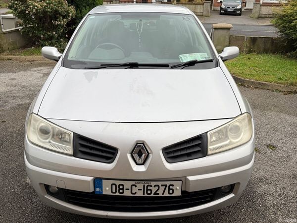 Renault Megane Saloon, Petrol, 2008, Silver