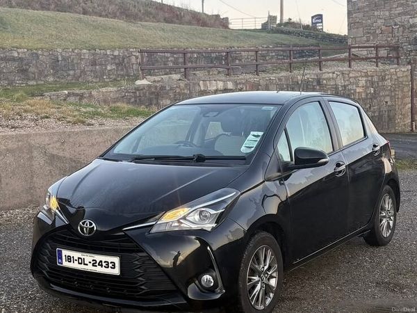 Toyota Yaris Hatchback, Petrol, 2018, Black