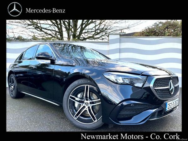 Mercedes-Benz E-Class Saloon, Diesel Plug-in Hybrid, 2025, Black