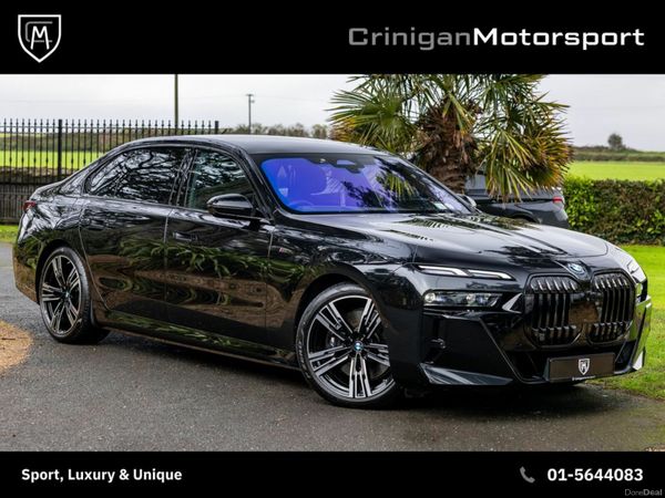BMW 7-Series Saloon, Petrol Plug-in Hybrid, 2024, Black
