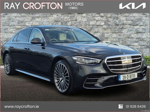 Mercedes-Benz S-Class Saloon, Petrol Hybrid, 2021, Grey