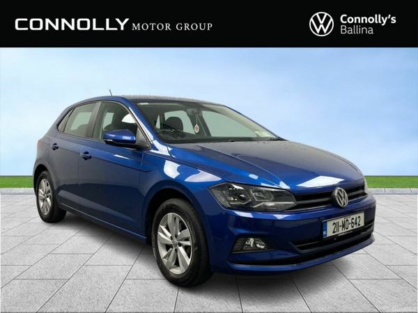 Volkswagen Polo Hatchback, Petrol, 2021, Blue