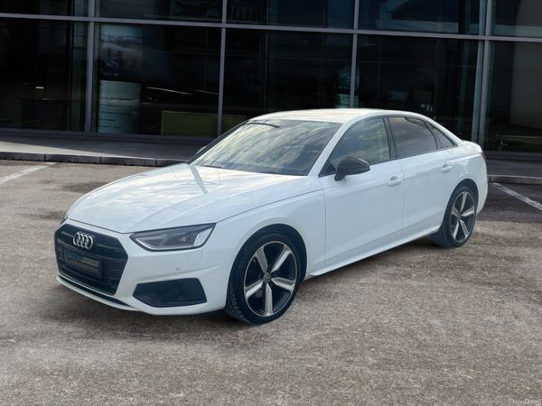 Audi A4 Saloon, Diesel Hybrid, 2022, White