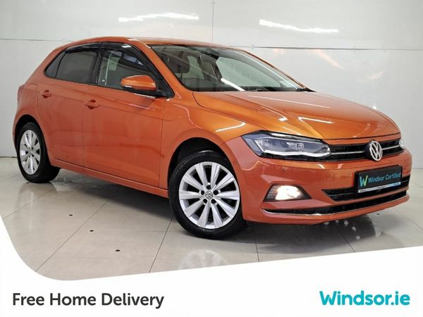Volkswagen Polo Hatchback, Petrol, 2018, Orange