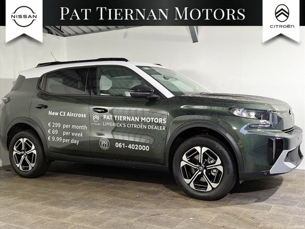 Citroen C3 Aircross SUV, Petrol Hybrid, 2026, Green