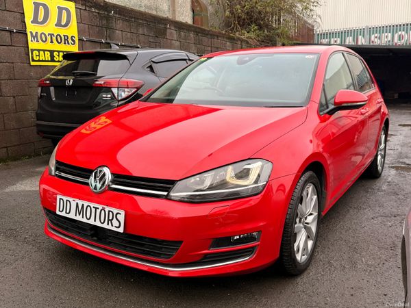 Volkswagen Golf Hatchback, Petrol, 2016, Red