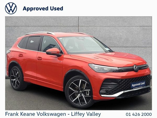 Volkswagen Tiguan SUV, Petrol Plug-in Hybrid, 2024, Red