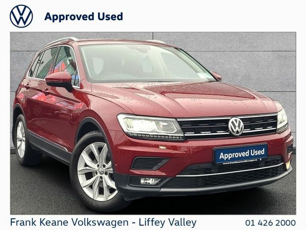 Volkswagen Tiguan SUV, Diesel, 2019, Red